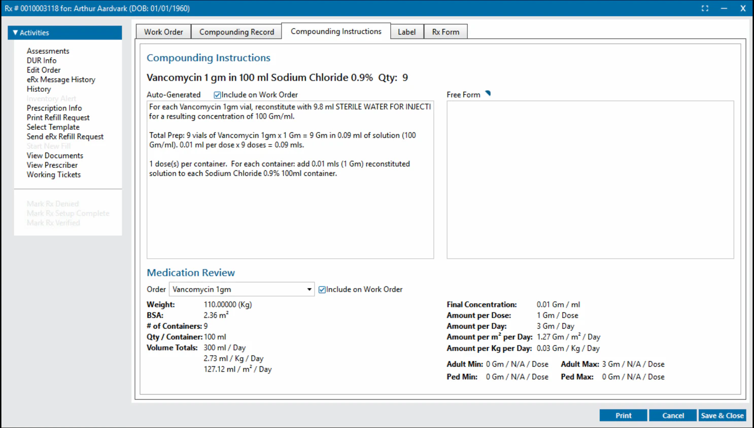 screenshot of CareTend