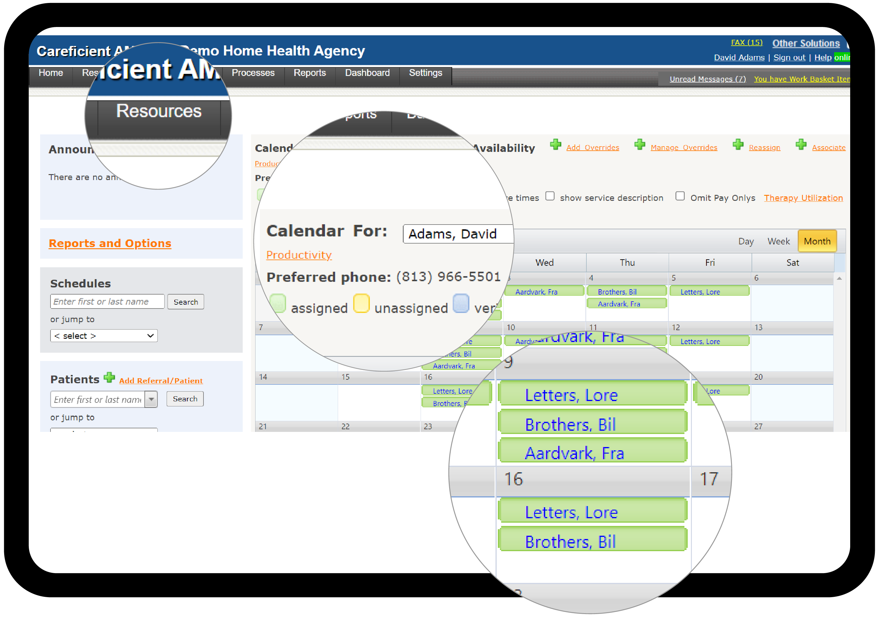 screenshot of Careficient