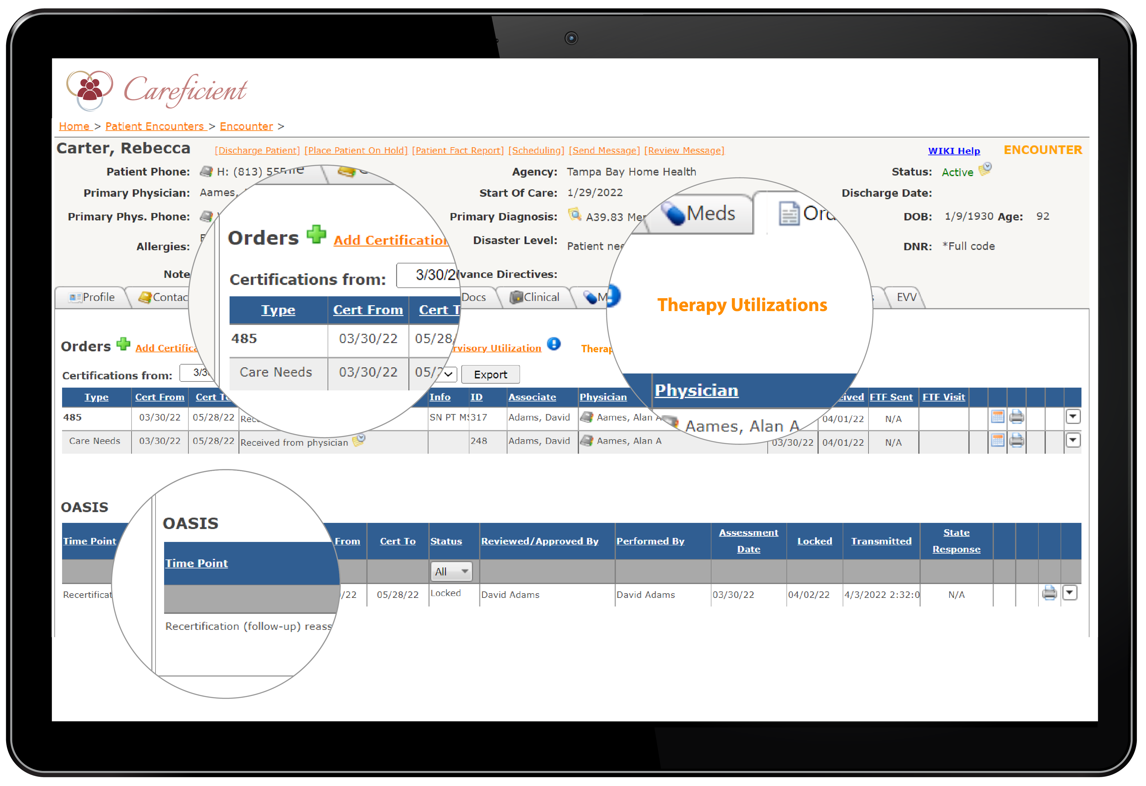 screenshot of Careficient