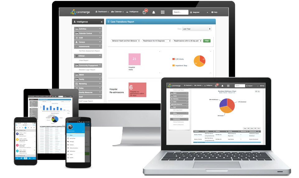 screenshot of Caremerge