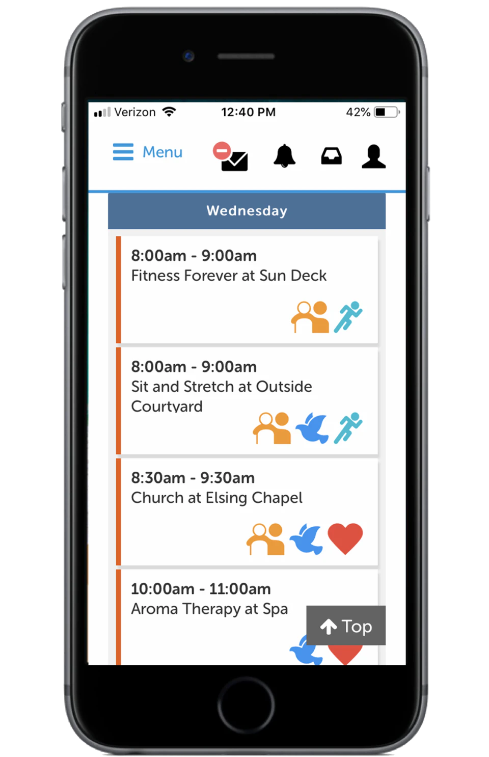 screenshot of Caremerge