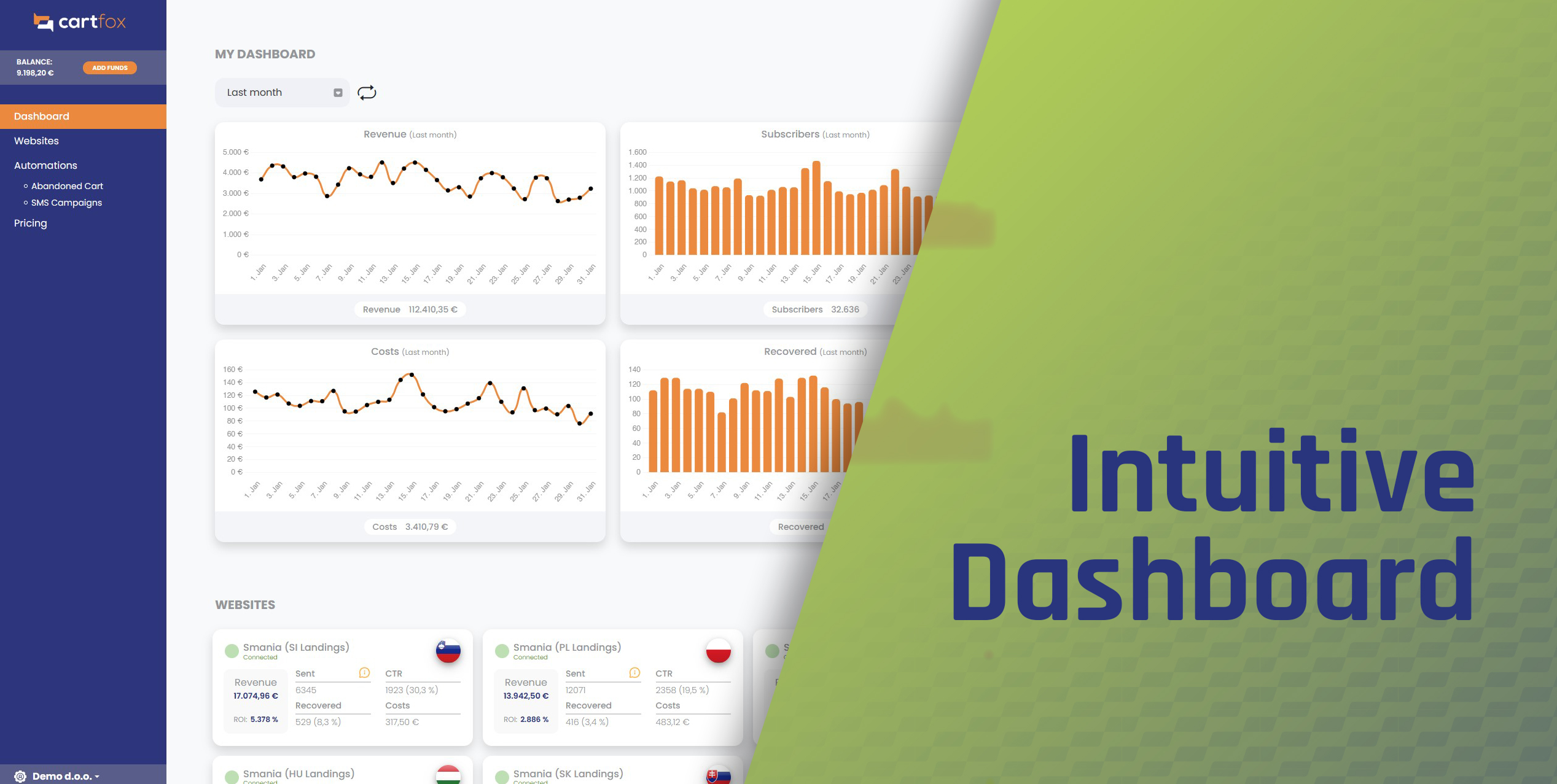 screenshot of CartFox