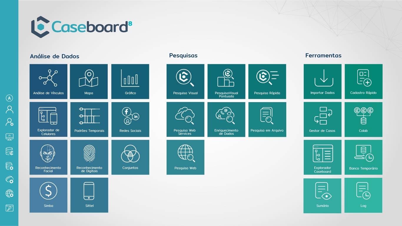 screenshot of Caseboard