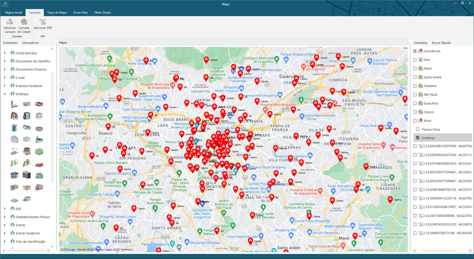 screenshot of Caseboard