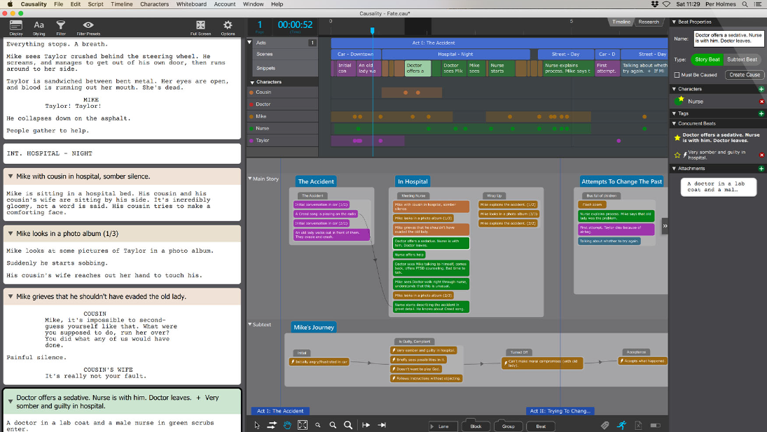 screenshot of Causality