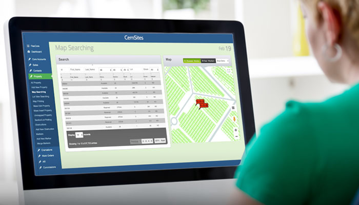 screenshot of CemSites