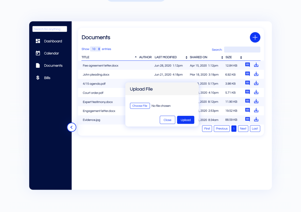 screenshot of Centerbase