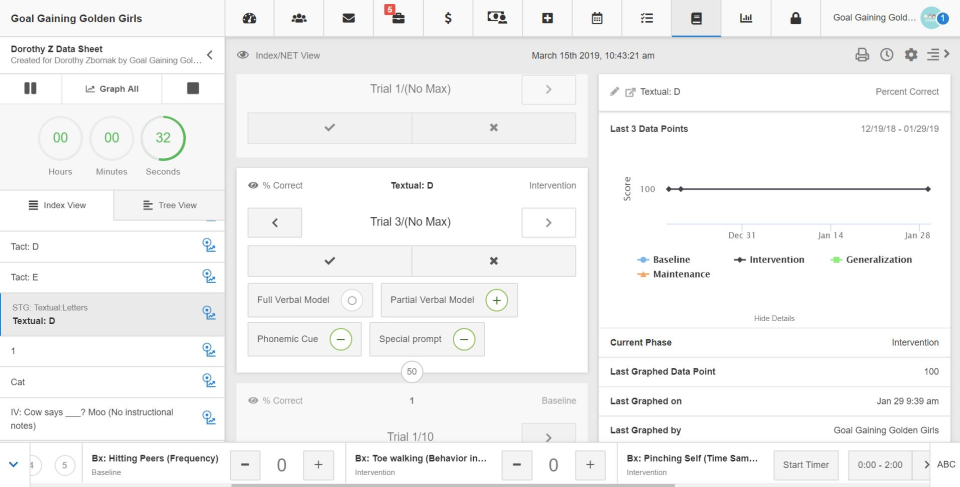 screenshot of CentralReach