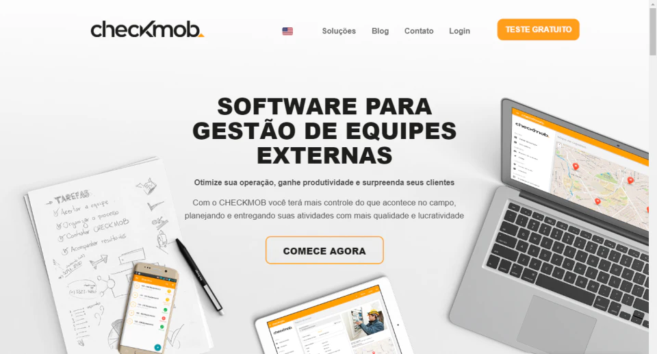 screenshot of Checkmob