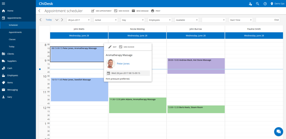 screenshot of ChiDesk