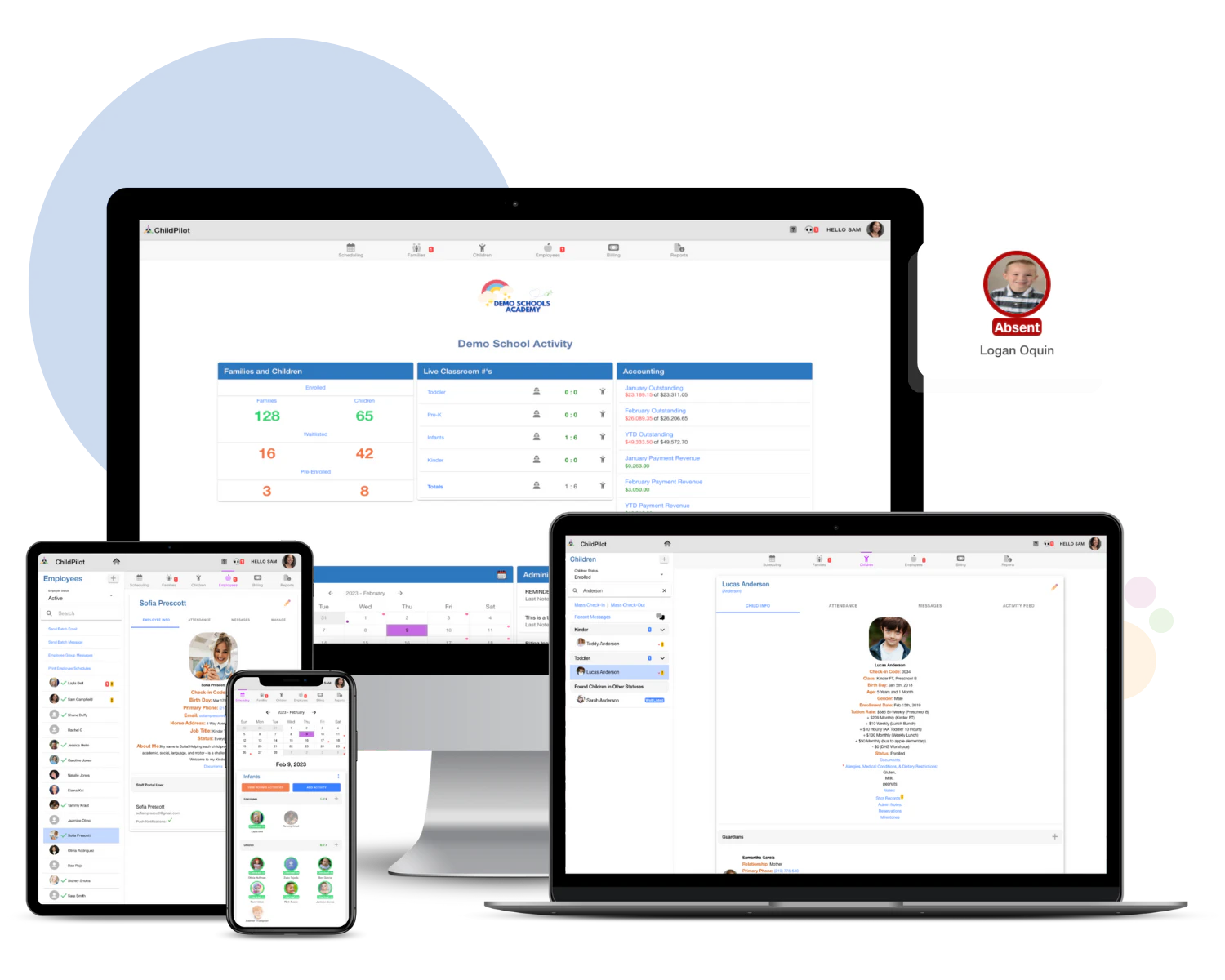 screenshot of ChildPilot