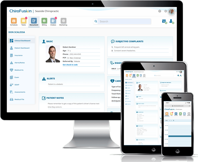 screenshot of ChiroFusion