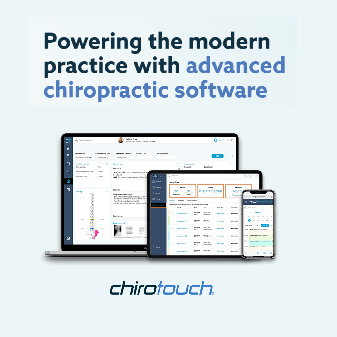 screenshot of ChiroTouch