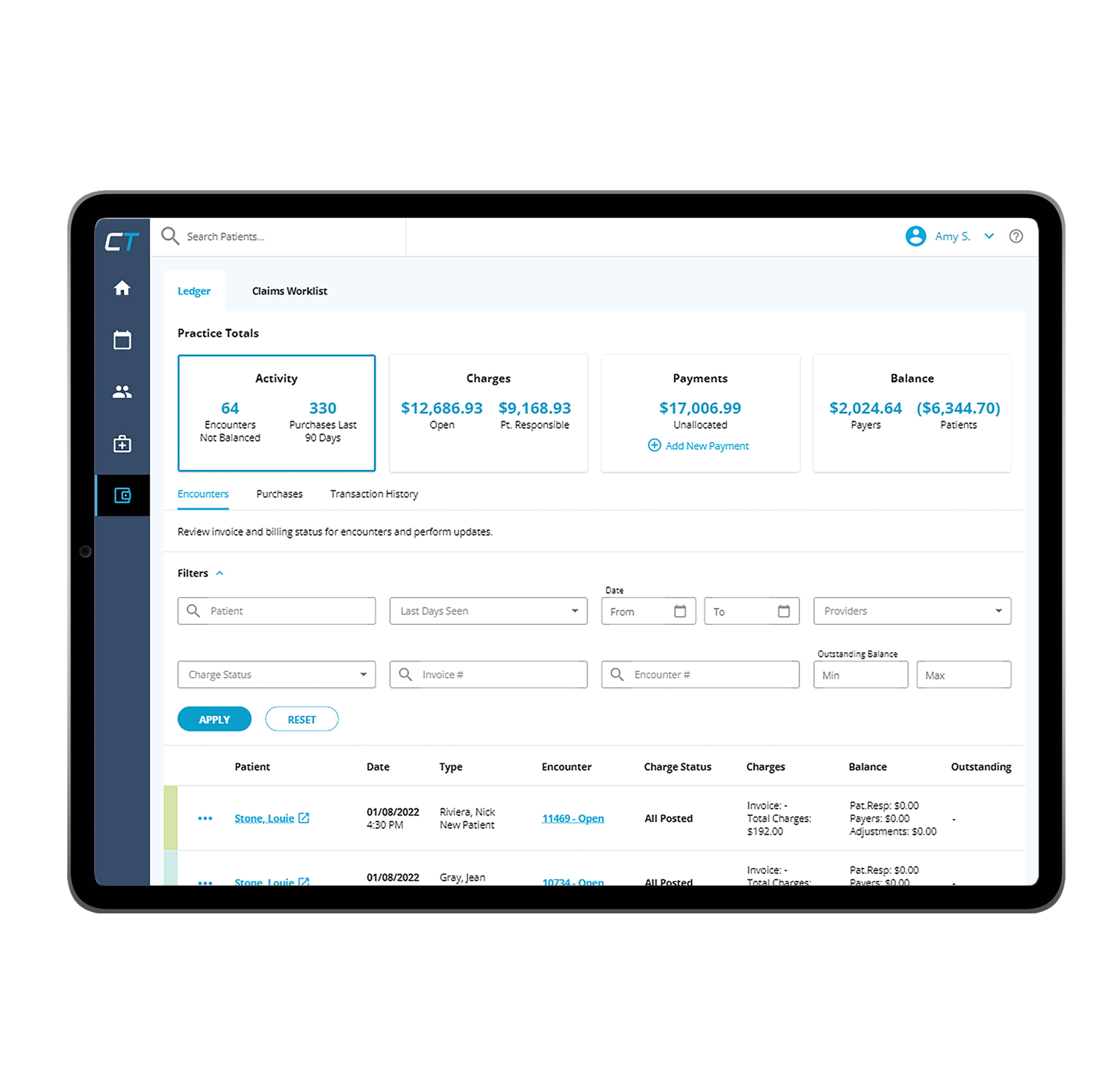 screenshot of ChiroTouch