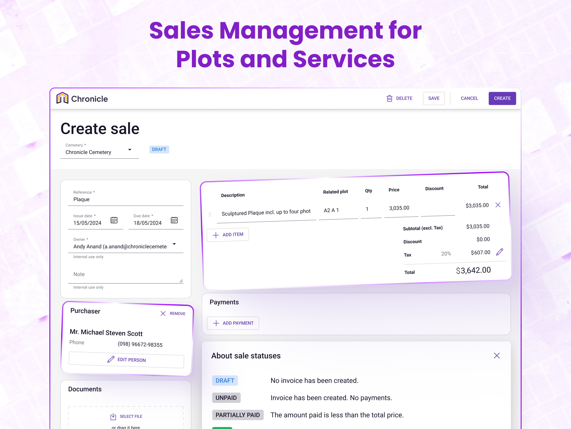 screenshot of Chronicle