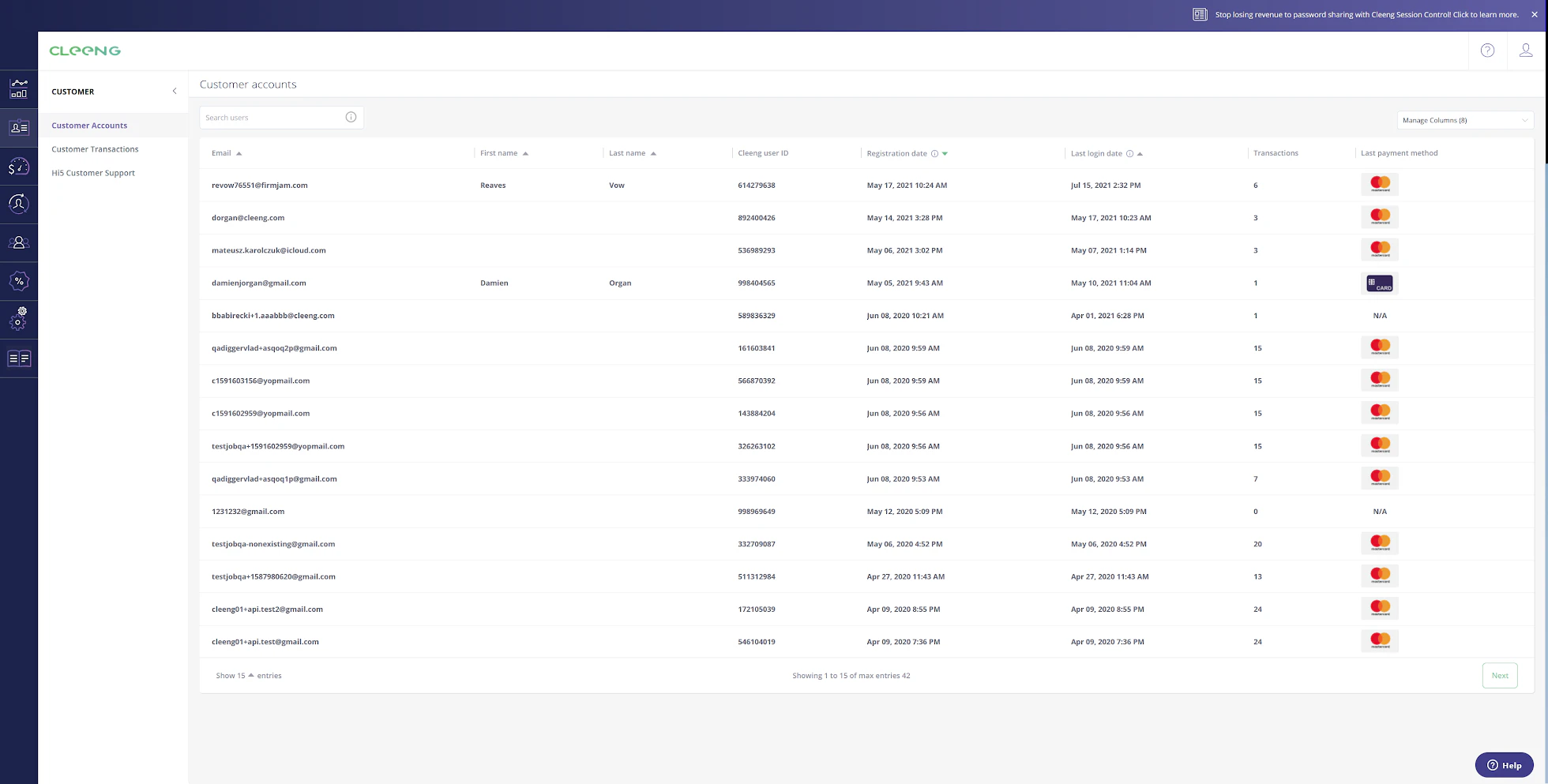 screenshot of ChurnIQ