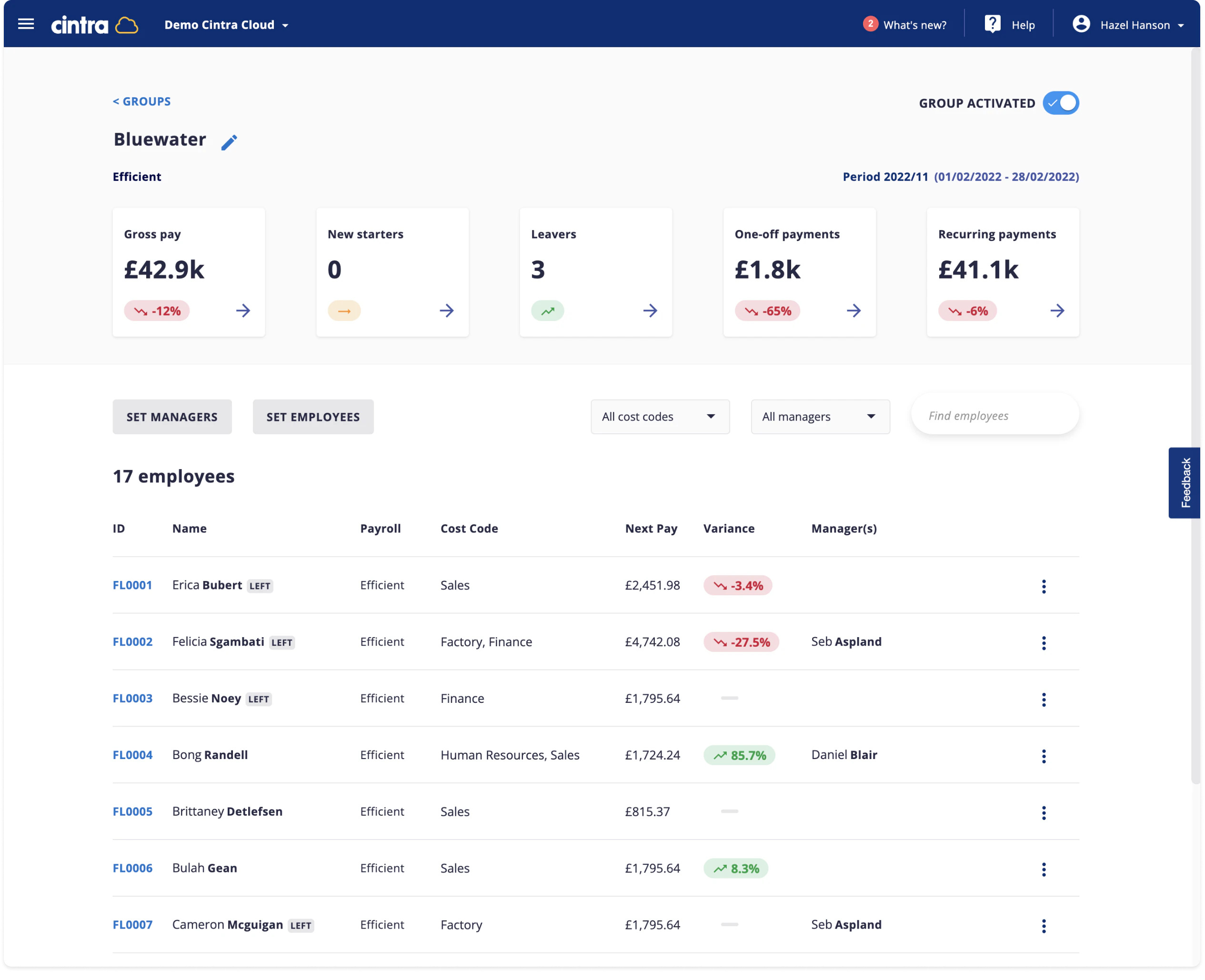 screenshot of Cintra
