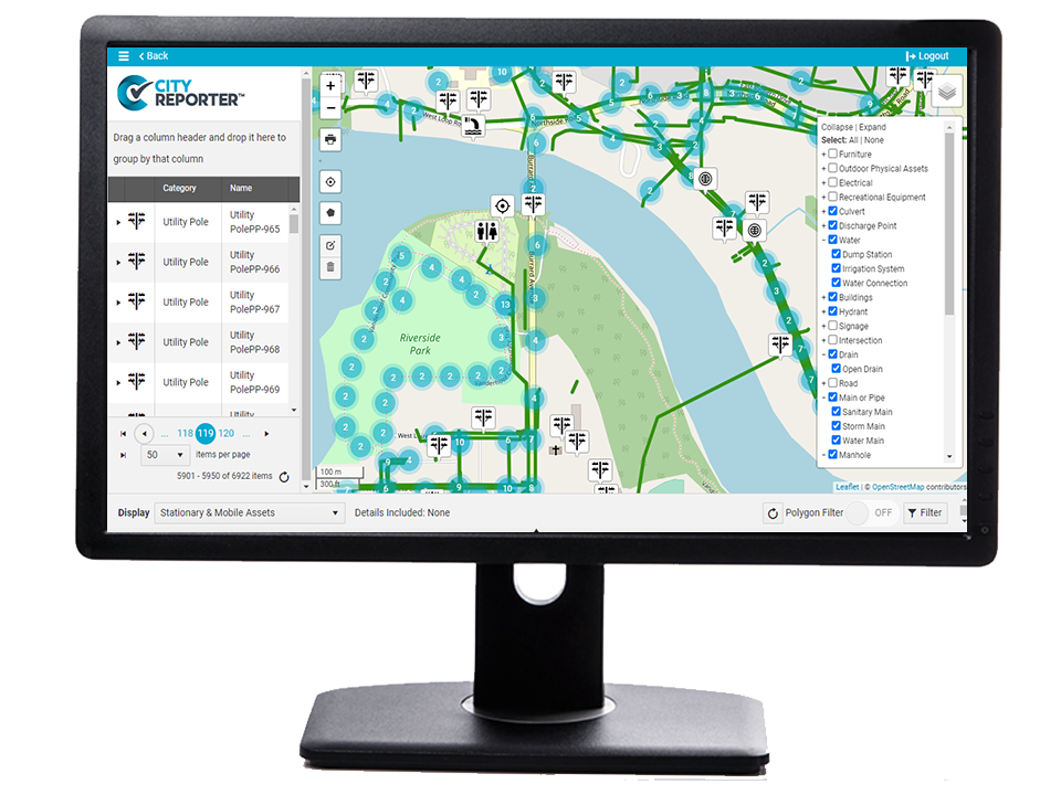 screenshot of CityReporter
