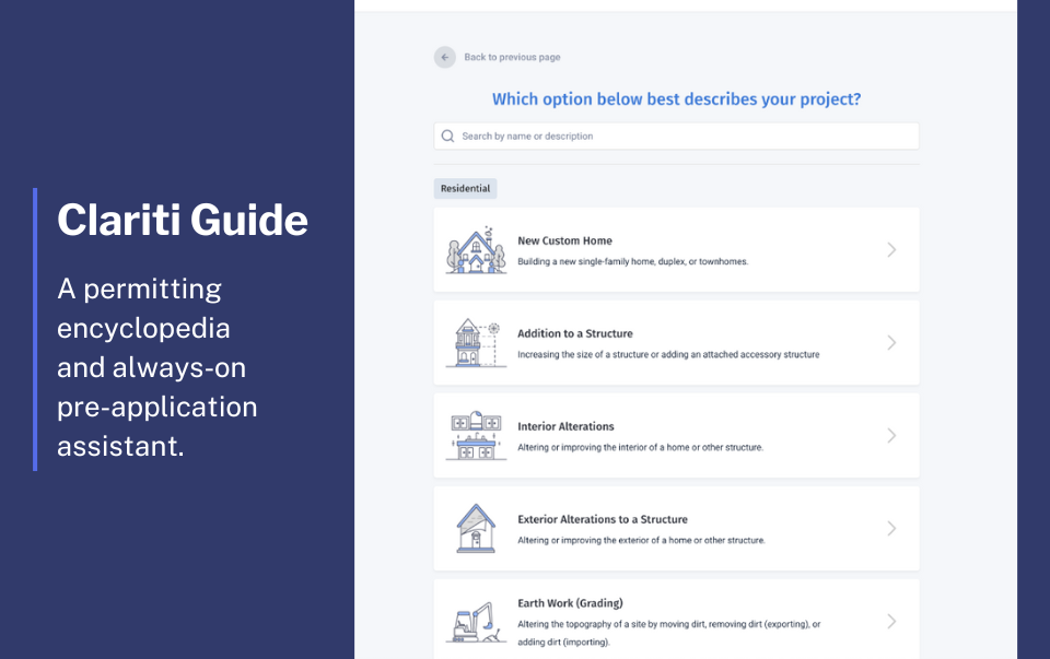 screenshot of Clariti