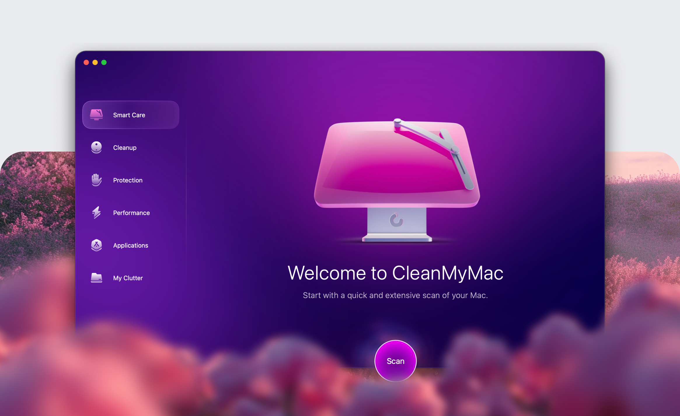 screenshot of CleanMyMac
