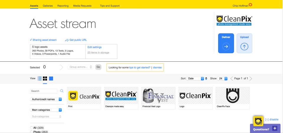 screenshot of CleanPix