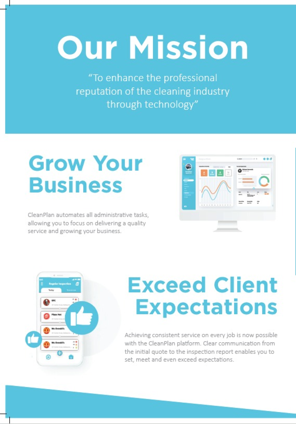 screenshot of CleanPlan