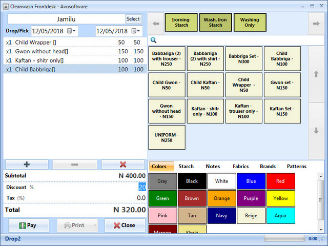 screenshot of Cleanwash