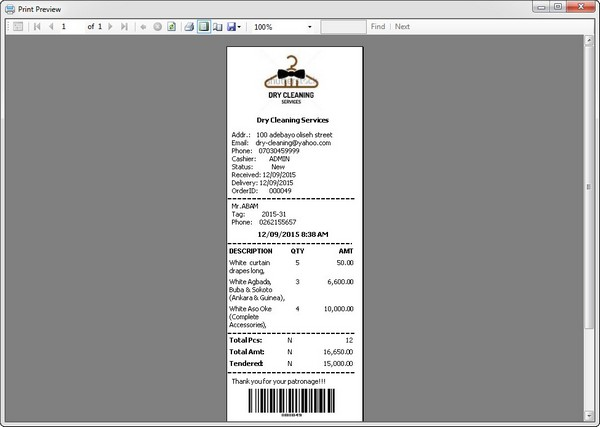 screenshot of Cleanwash