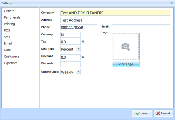 screenshot of Cleanwash