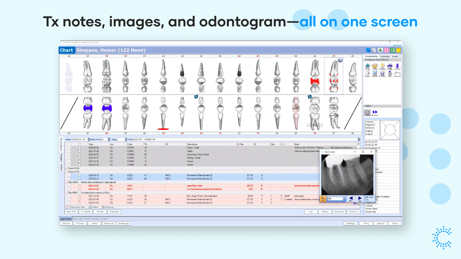 screenshot of ClearDent