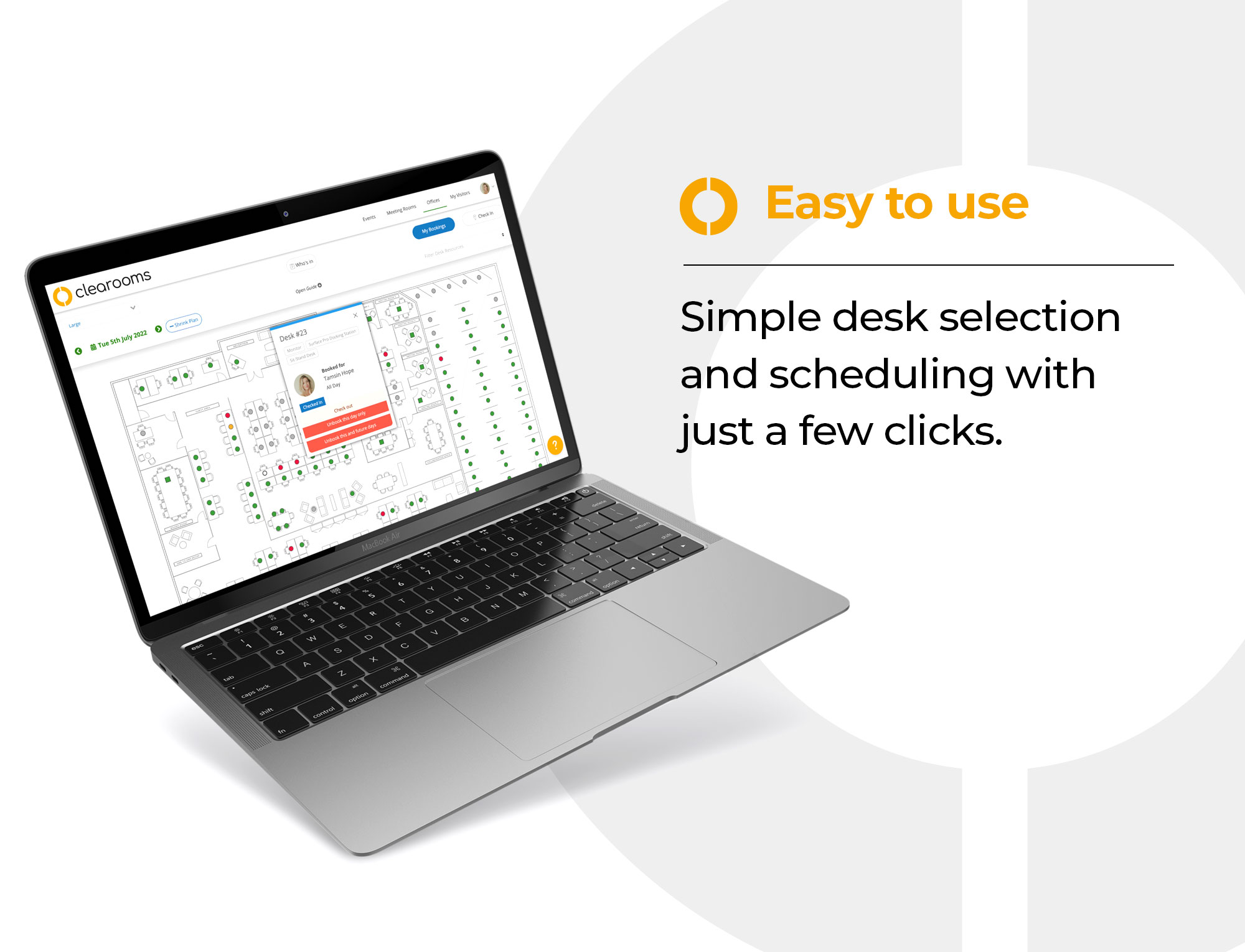 screenshot of Clearooms