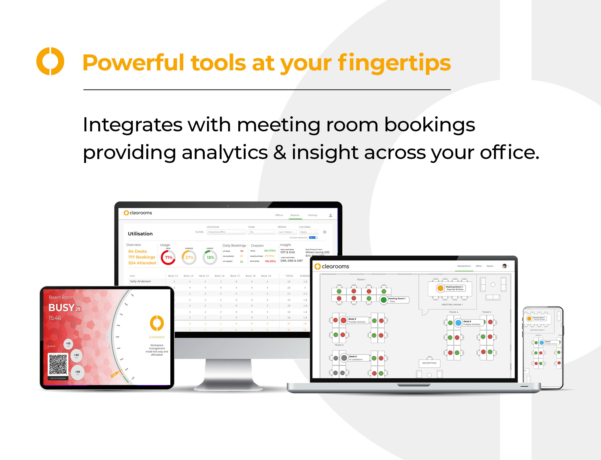 screenshot of Clearooms