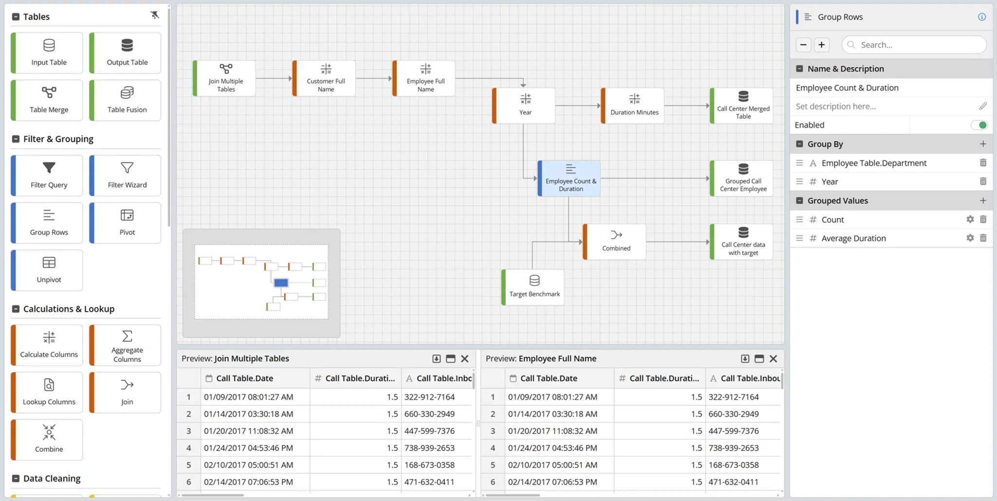 screenshot of ClicData