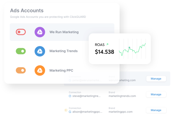 screenshot of ClickGUARD