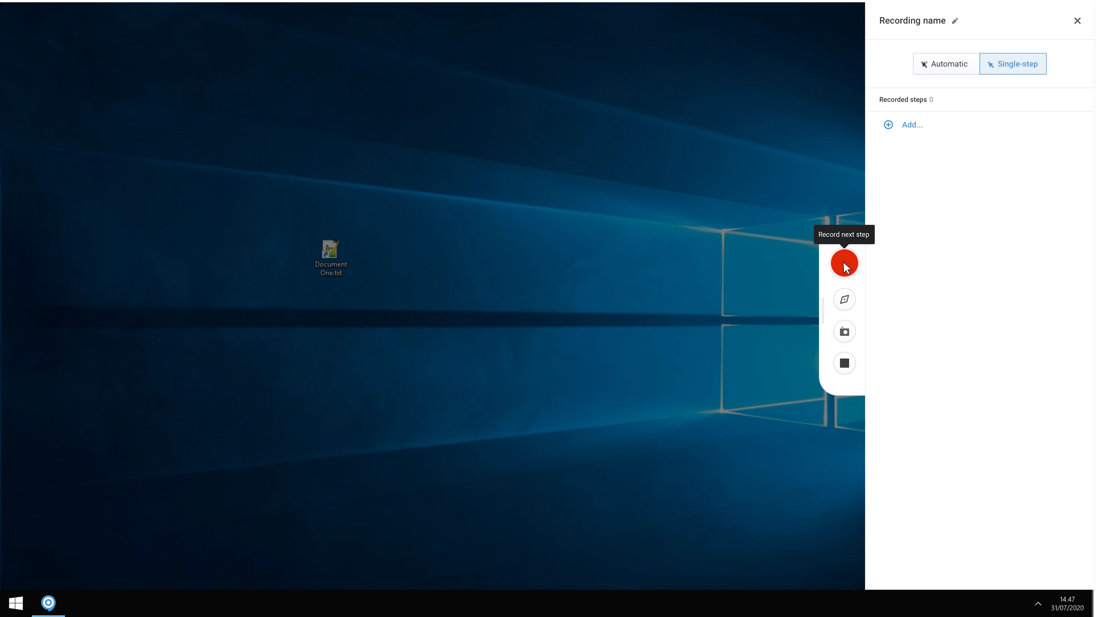 screenshot of ClickLearn