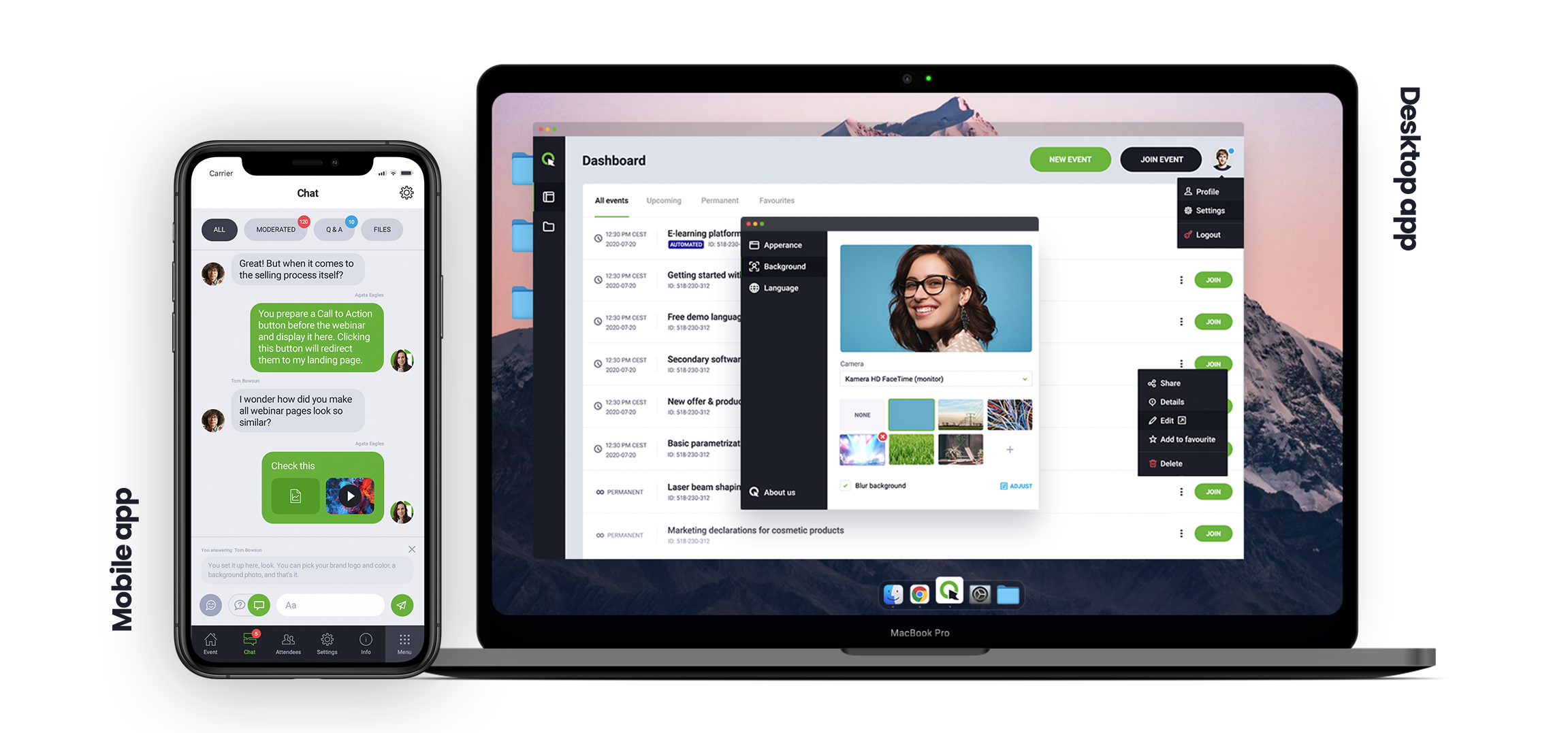 screenshot of ClickMeeting