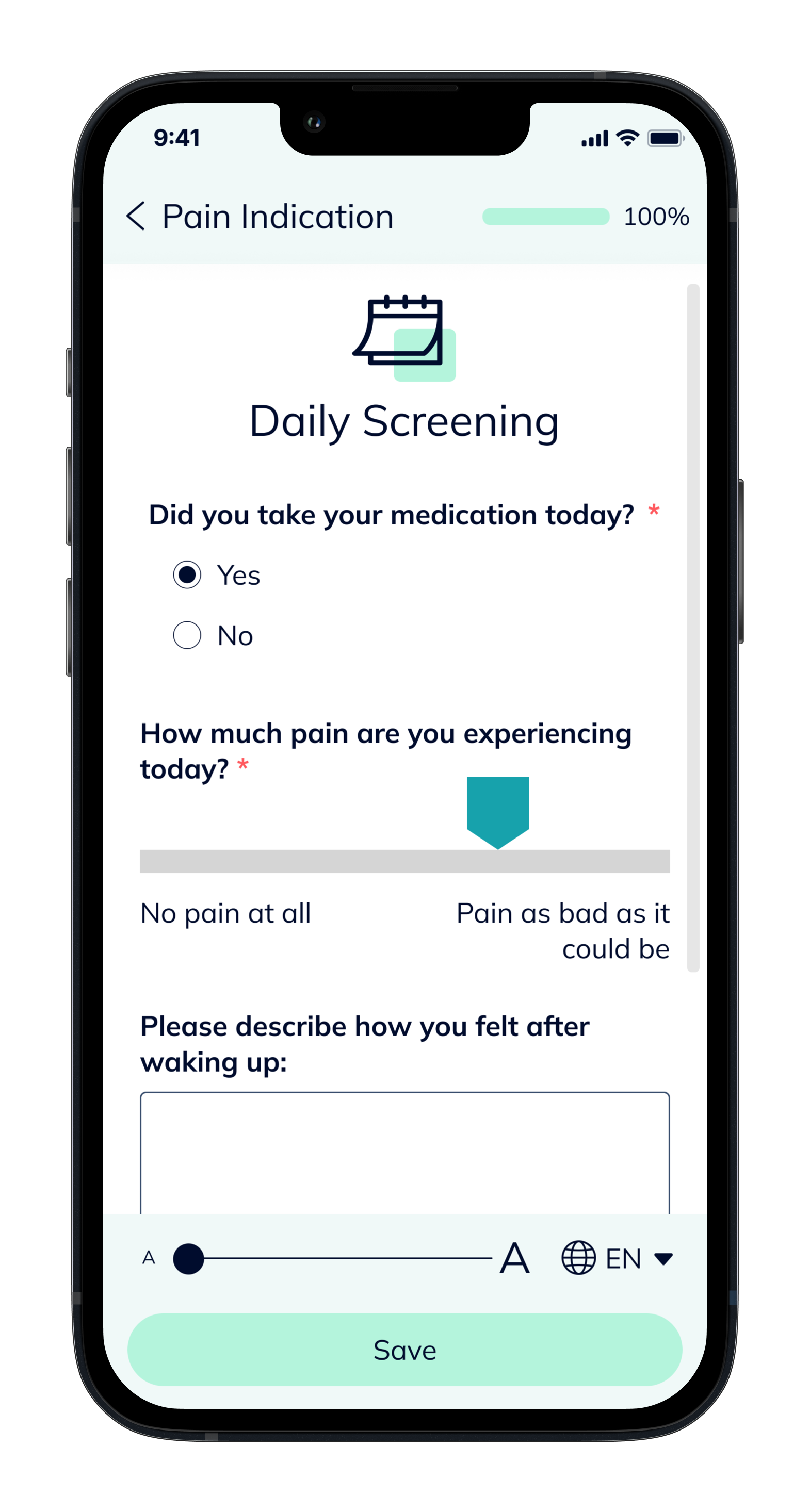 screenshot of Climedo