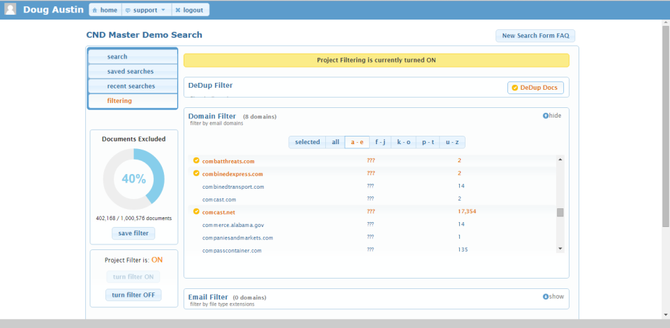 screenshot of CloudNine