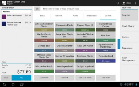 screenshot of Clover