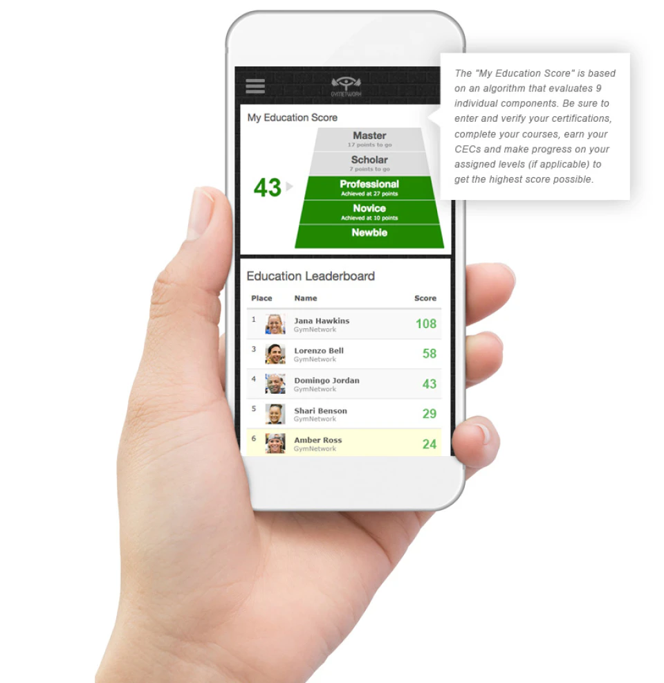 screenshot of ClubConnect