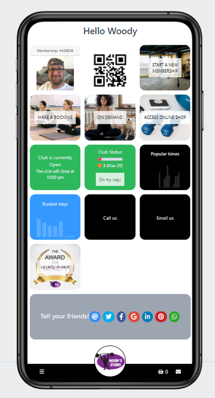 screenshot of ClubRight