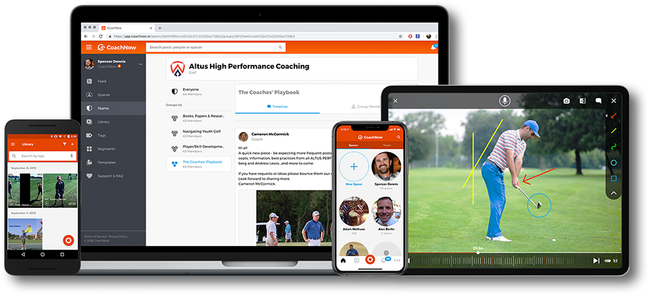 screenshot of CoachNow