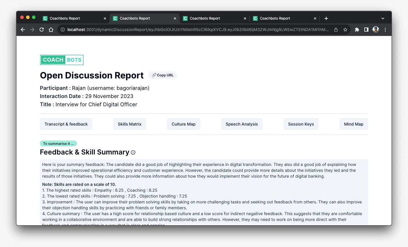 screenshot of Coachbots