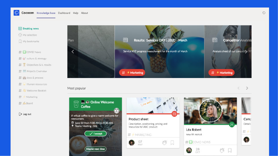 screenshot of Cocoom