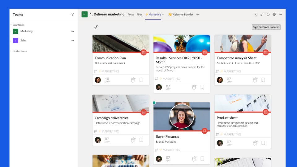 screenshot of Cocoom