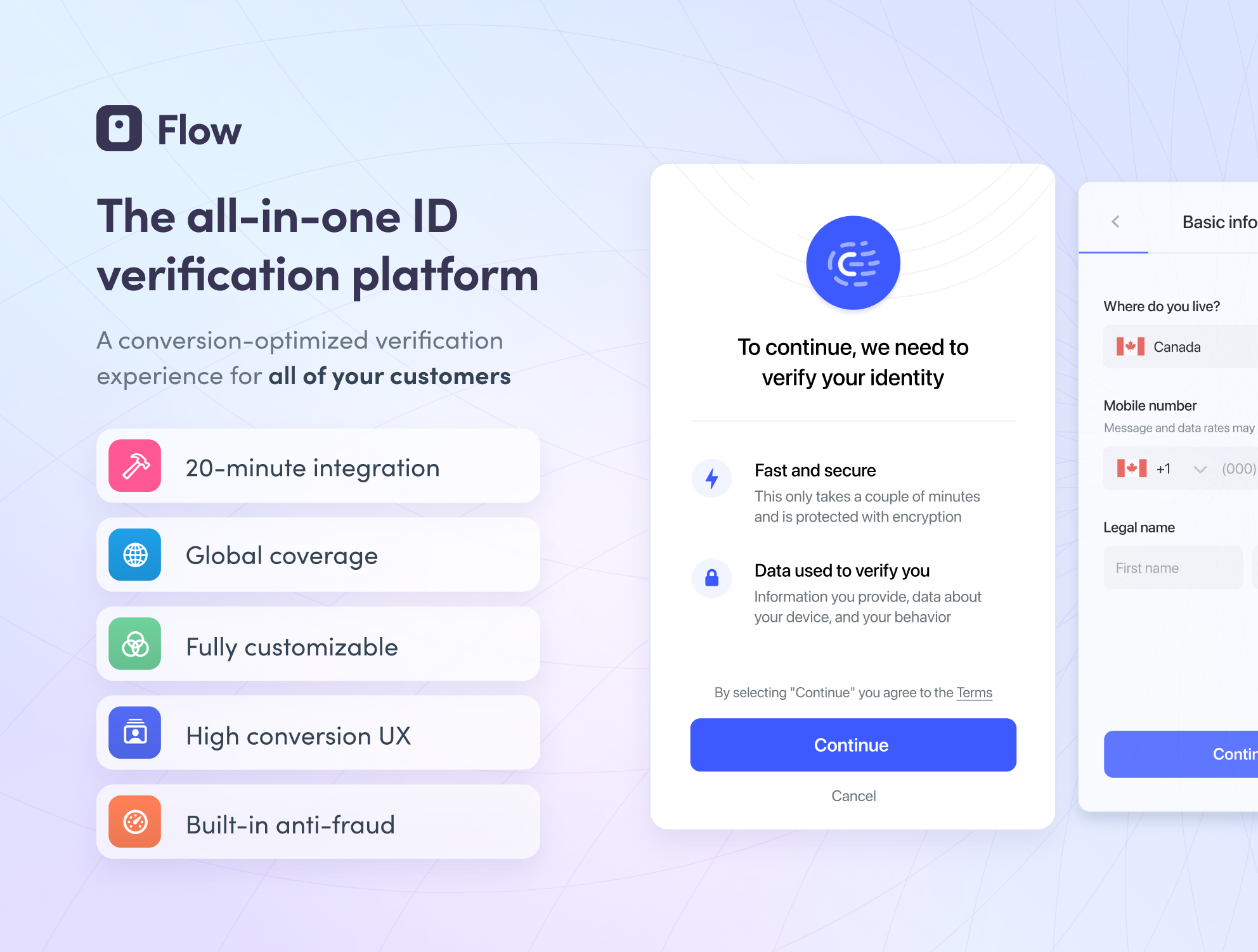 screenshot of Cognito