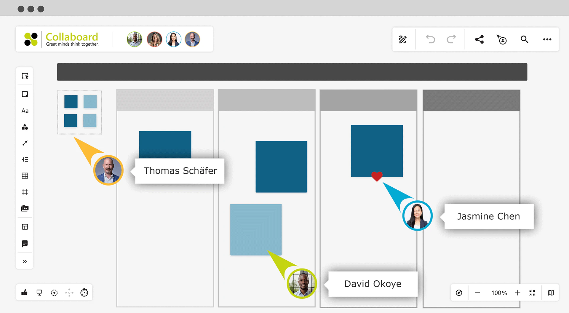 screenshot of Collaboard