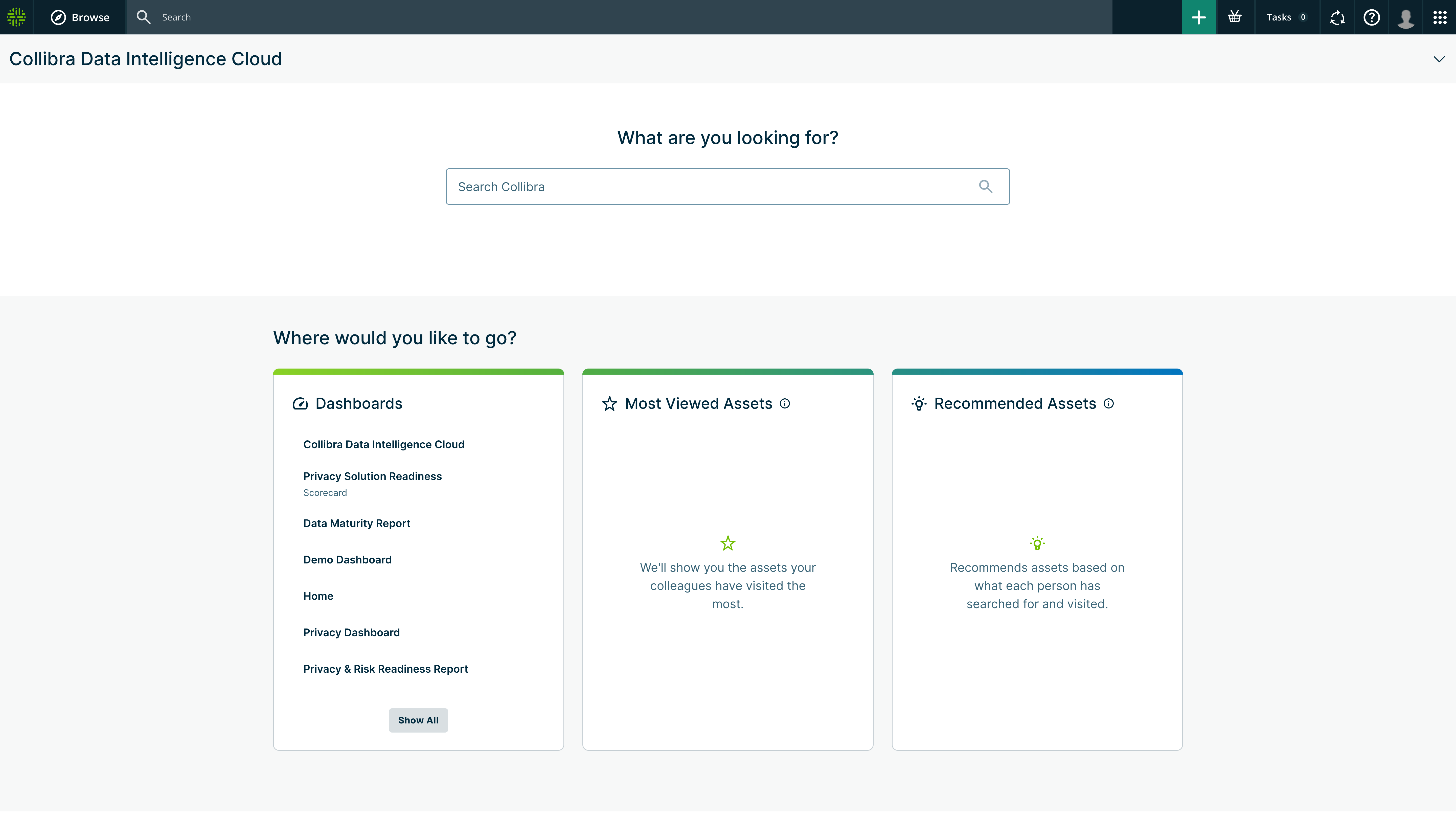 screenshot of Collibra