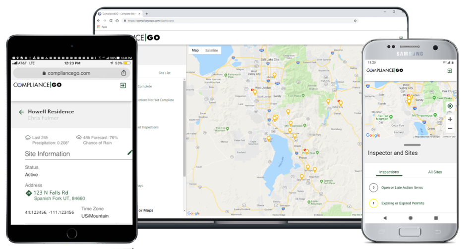 screenshot of ComplianceGO