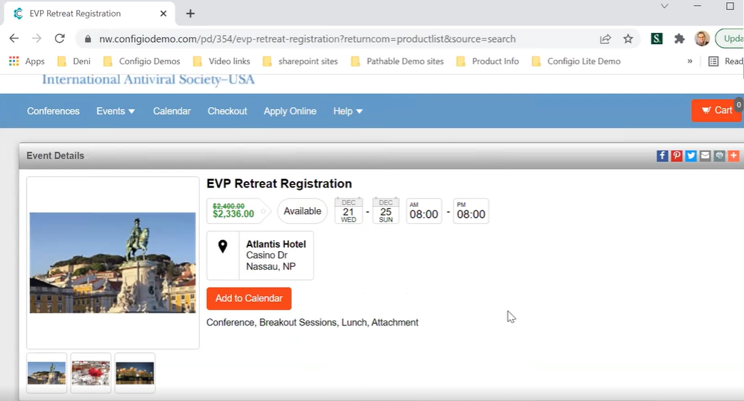 screenshot of Configio